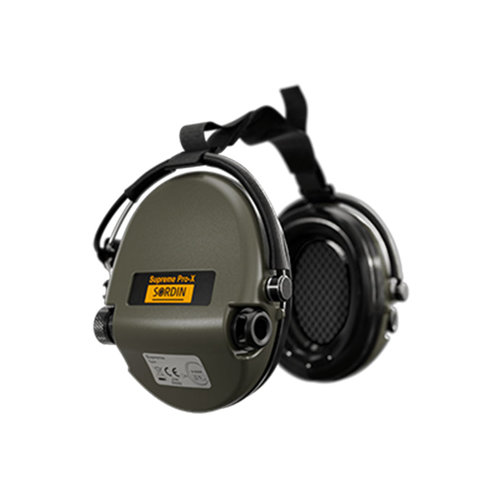 SHOOTING HEADPHONES - SORDIN - SUPREME PRO-X NECKBAND Green