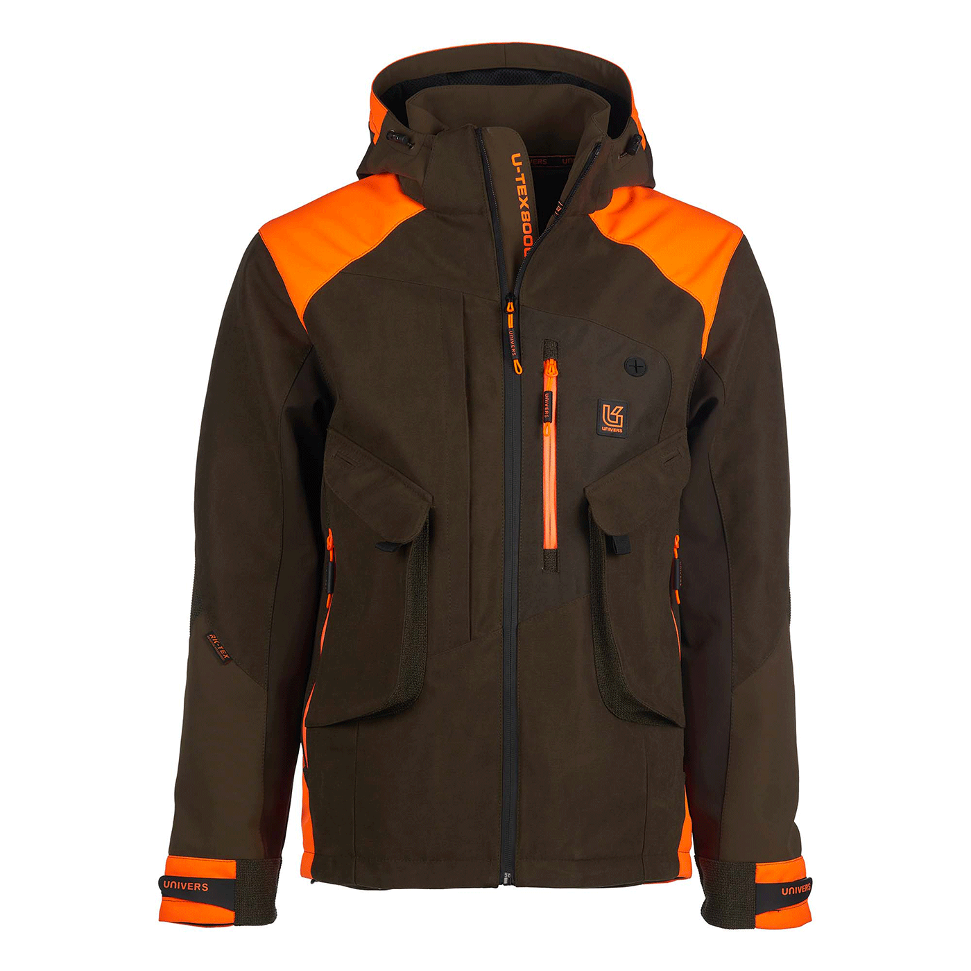 JACKET - UNIVERS - HUNTING SOLDEN MICROFIBER U-TEX Green/Orange