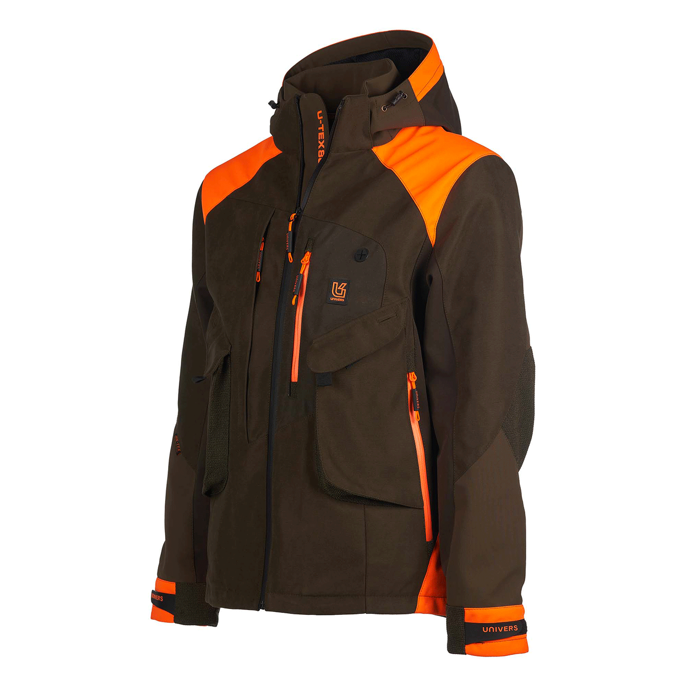 JACKET - UNIVERS - HUNTING SOLDEN MICROFIBER U-TEX Green/Orange