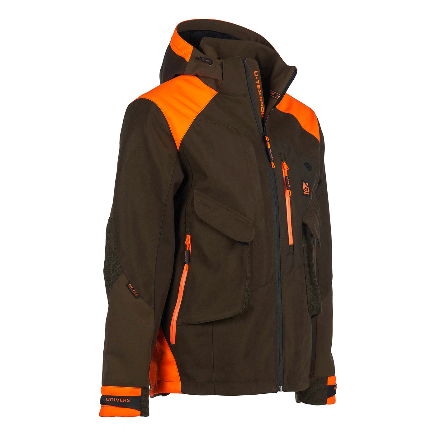 JACKET - UNIVERS - HUNTING SOLDEN MICROFIBER U-TEX Green/Orange