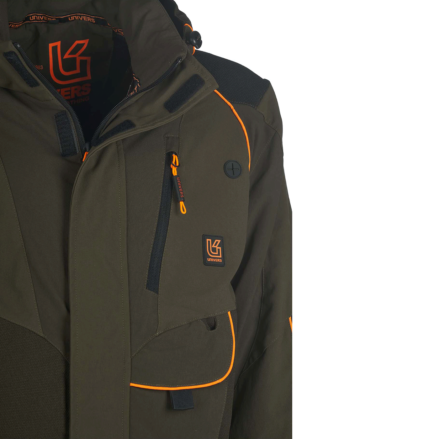 GIACCA - UOMO - UNIVERS - LAVAREDO W/R VERDE/ARANCIO