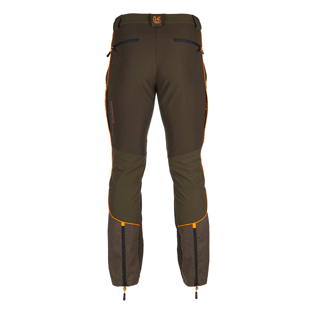 PANTALONE - UOMO - UNIVERS - CACCIA ARMOR KEVLAR® Verde/Arancio