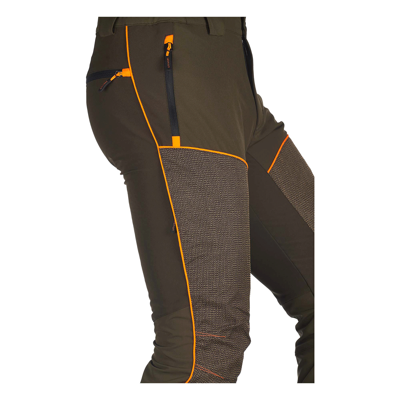 PANTALONE - UOMO - UNIVERS - CACCIA ARMOR KEVLAR® Verde/Arancio