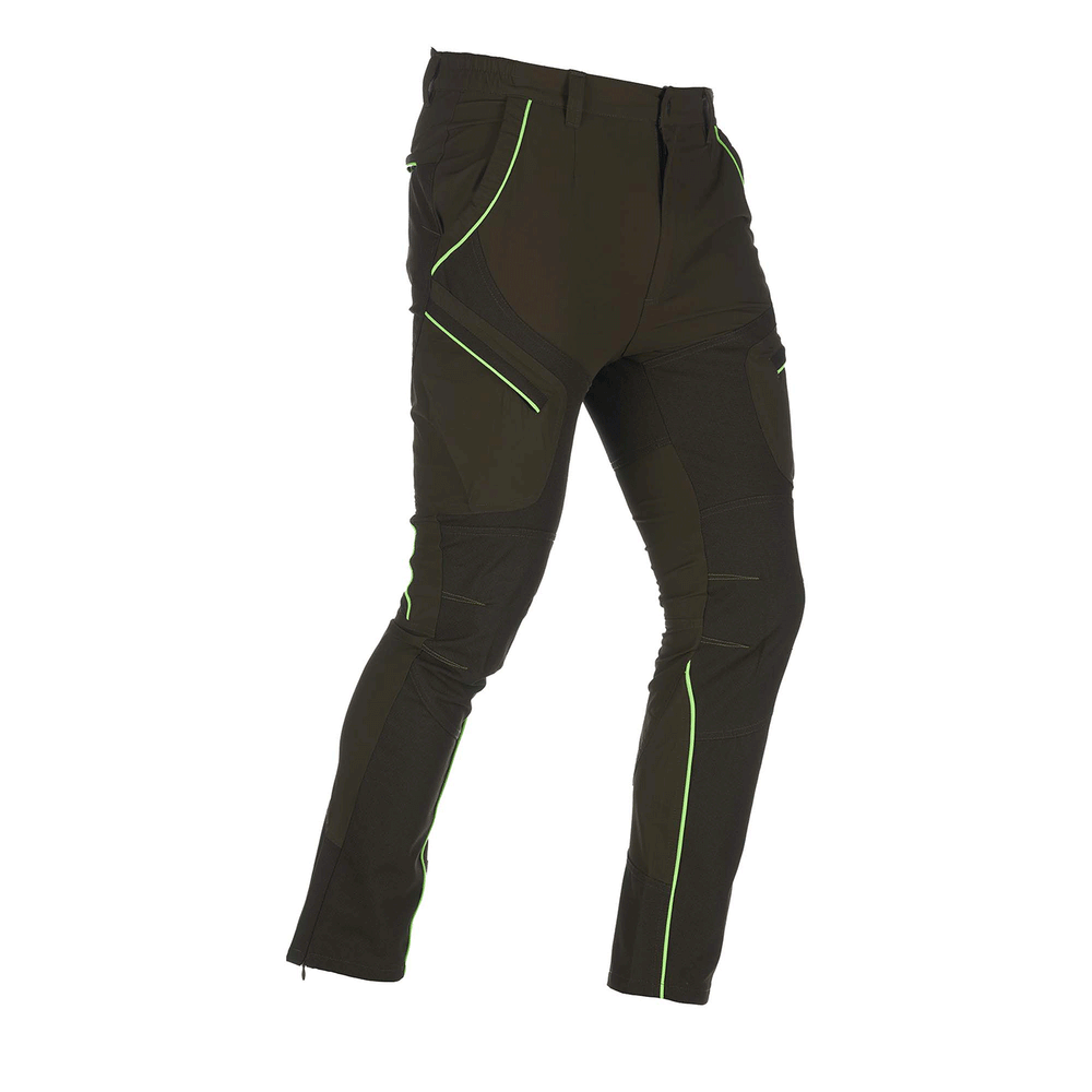 PANTALONE - UOMO - UNIVERS - ALPI 4-WAY STRETCH VERDE/FLUO