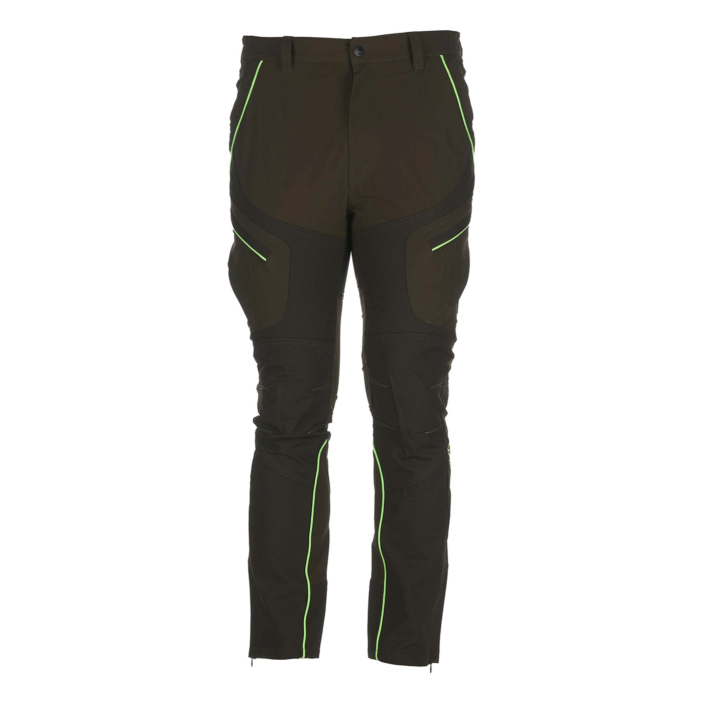 PANTALONE - UOMO - UNIVERS - ALPI 4-WAY STRETCH VERDE/FLUO