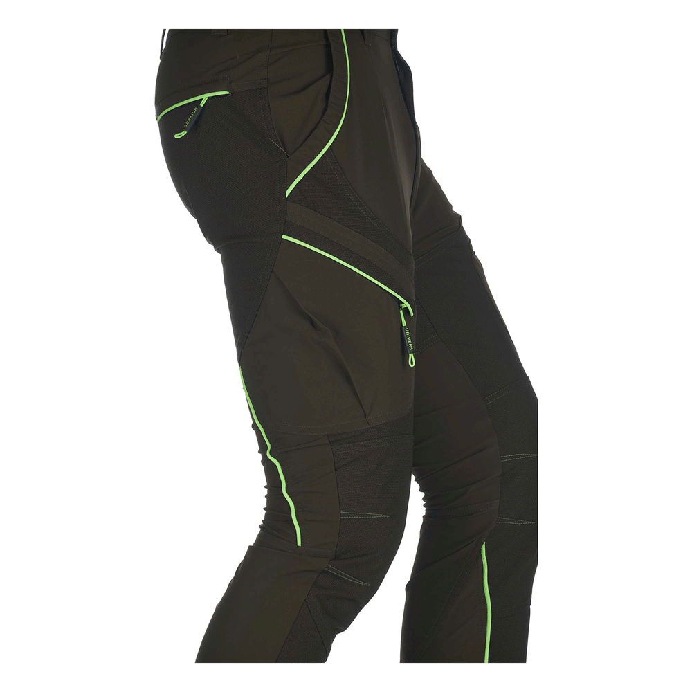 PANTALONE - UOMO - UNIVERS - ALPI 4-WAY STRETCH VERDE/FLUO