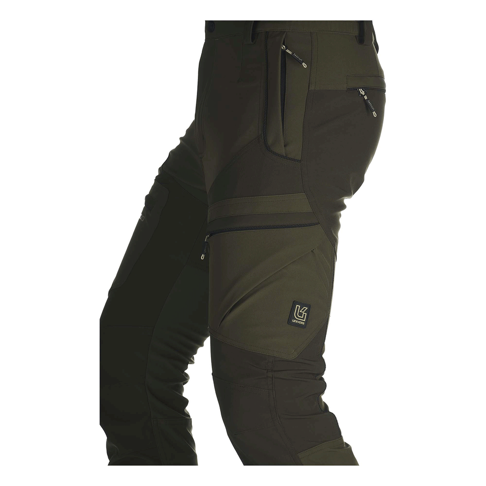 PANTS - UNIVERS - HUNTING PREDAZZO SOFTSHELL U-TEX Green