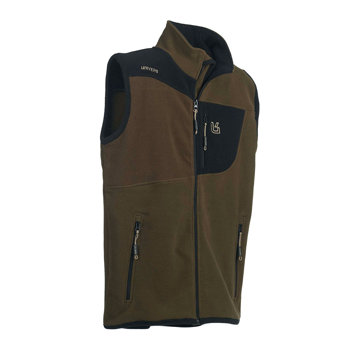 GILET - UNIVERS - GREENLAND PILE Verde/Nero