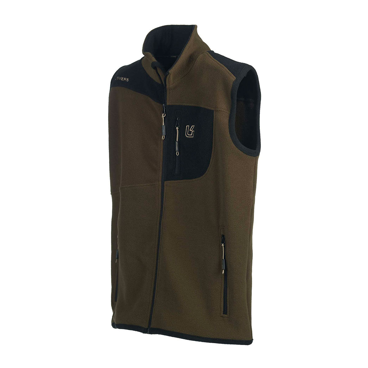 GILET - UNIVERS - GREENLAND PILE Verde/Nero