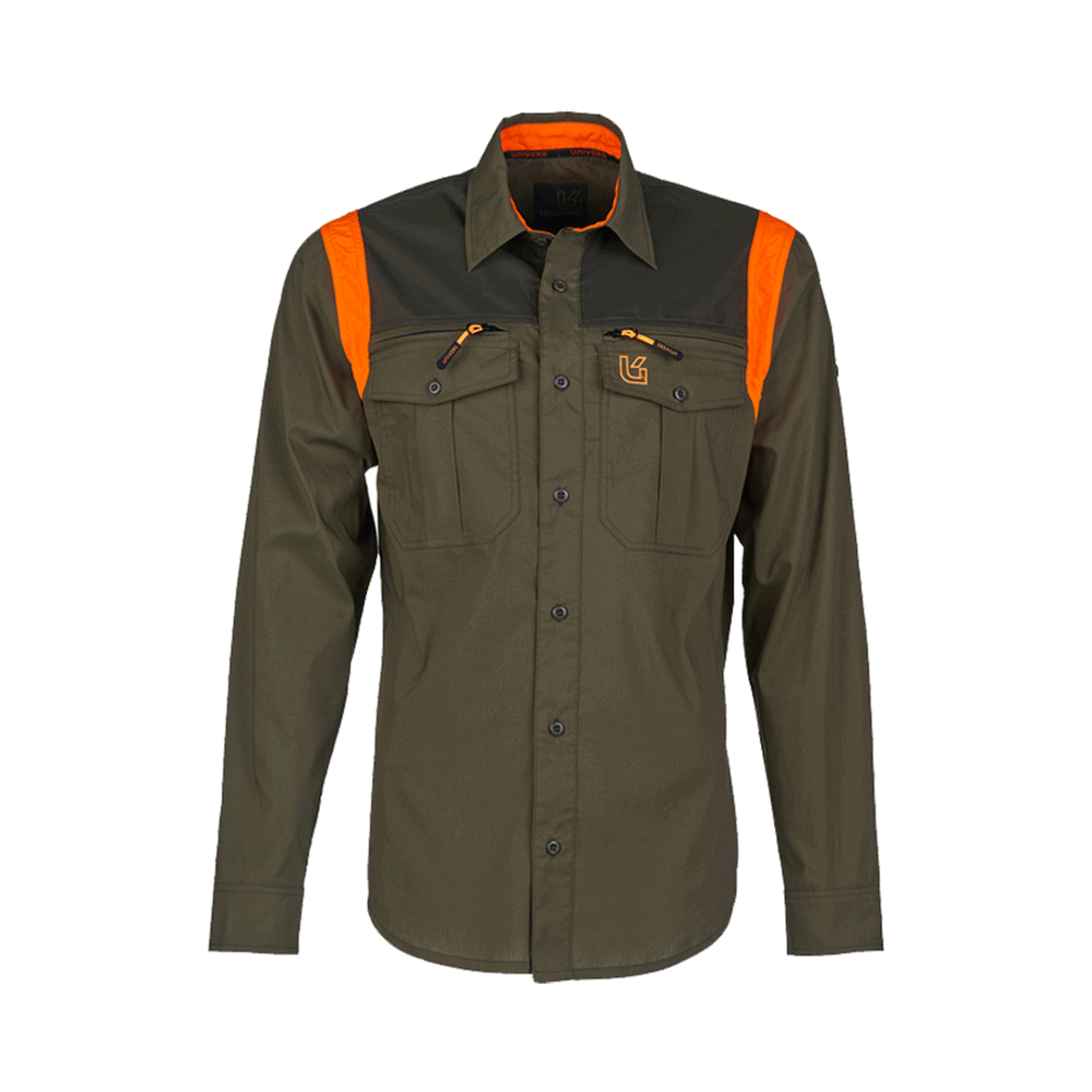 UNIVERS - VALLEY SHIRT Green/Orange