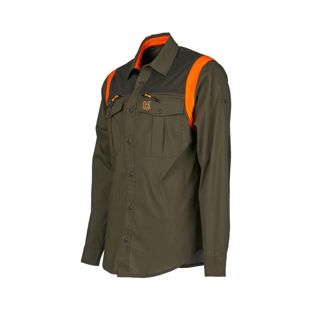 UNIVERS - VALLEY SHIRT Green/Orange