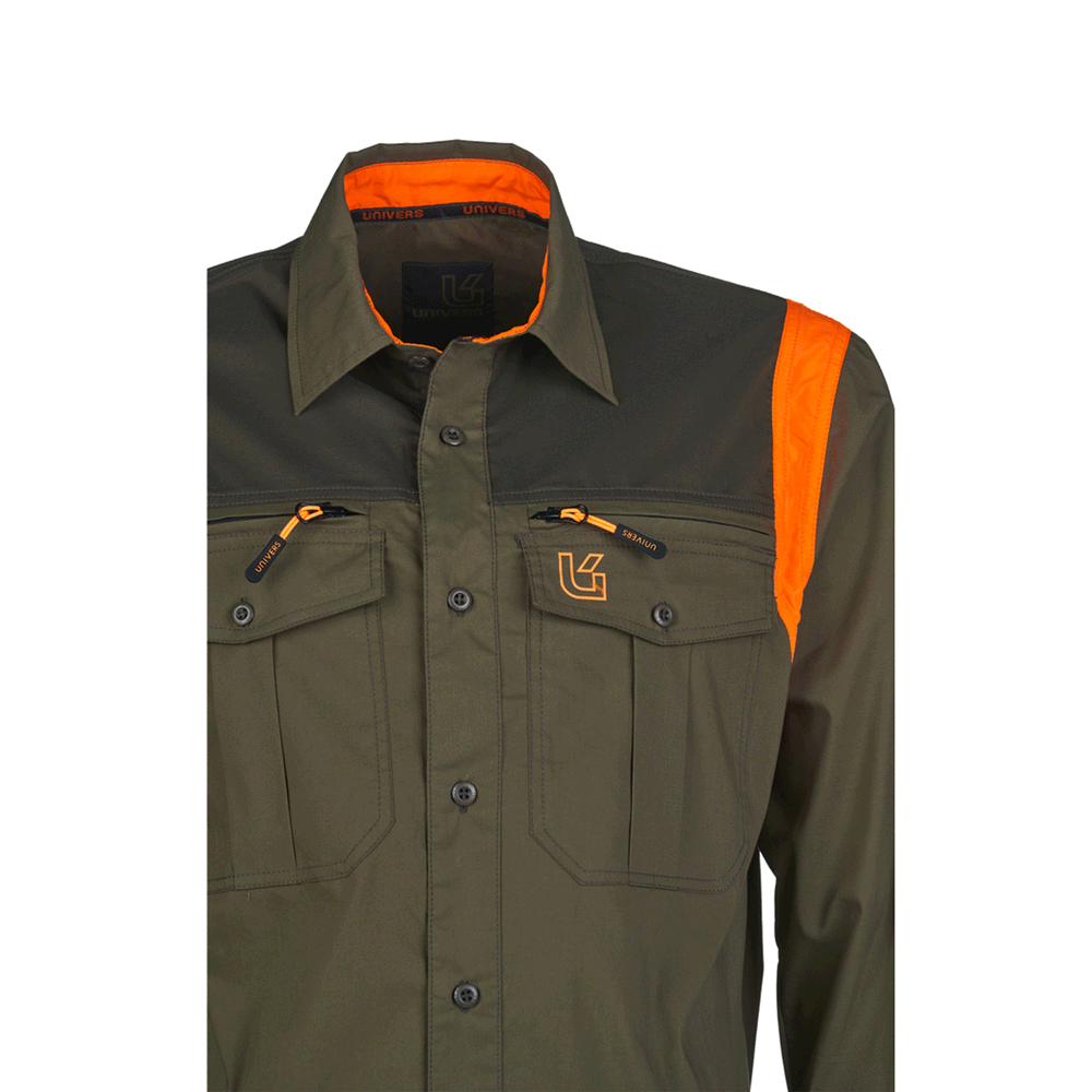 UNIVERS - VALLEY SHIRT Green/Orange
