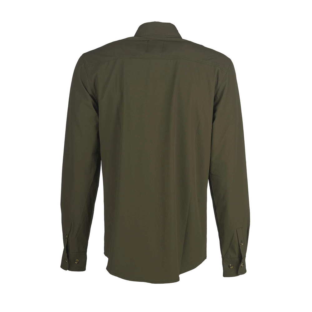UNIVERS - CAMICIA PINZOLO 4-WAY STRETCH VERDE