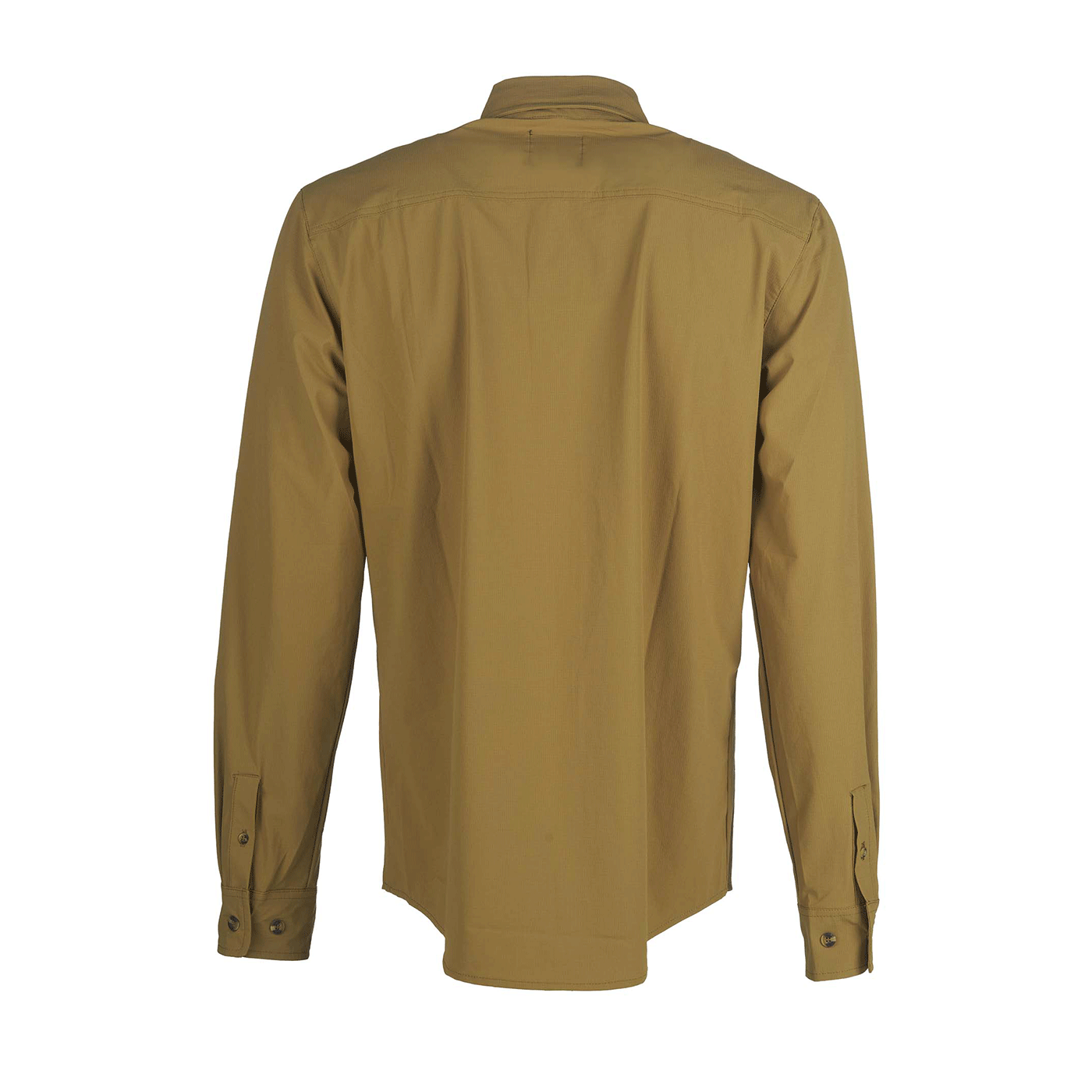 UNIVERS - CAMICIA PINZOLO 4-WAY STRETCH CAMMELLO