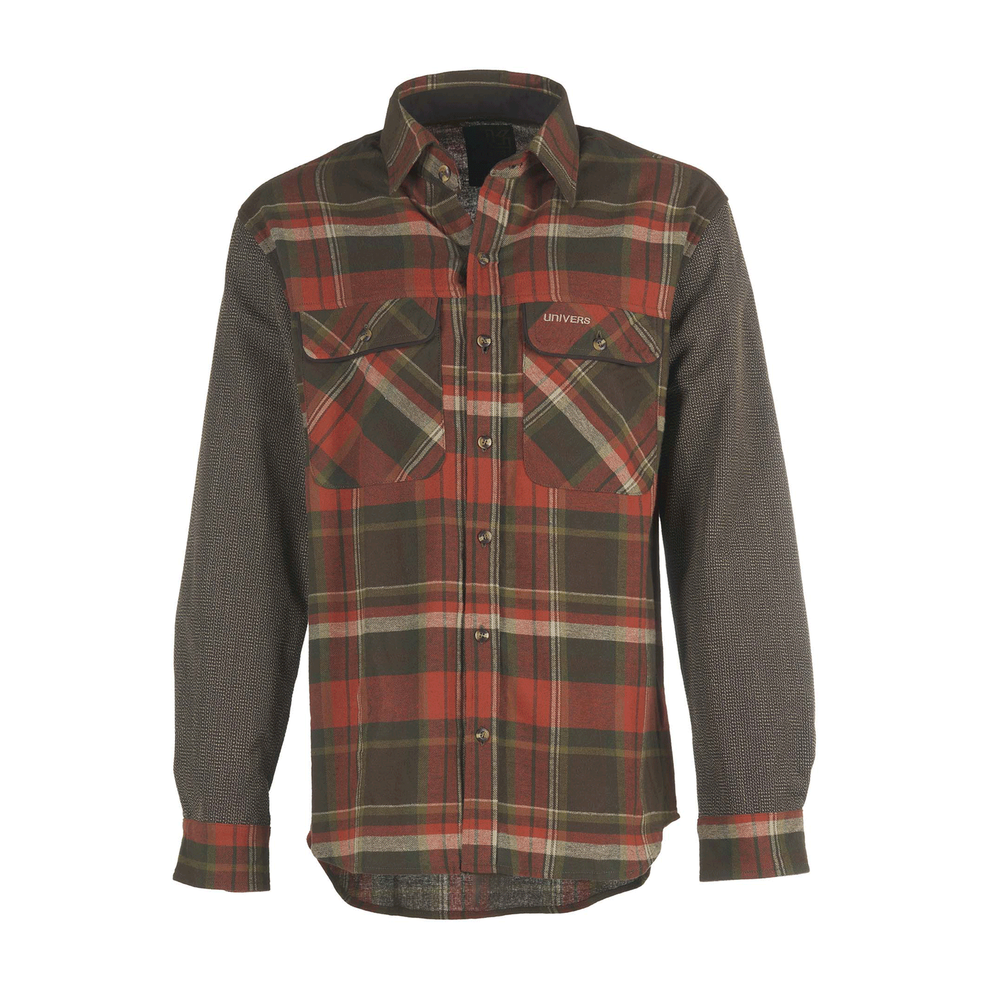 UNIVERS - CAMICIA CACCIA FLANELLA CORDURA CON MANICA KEVLAR
