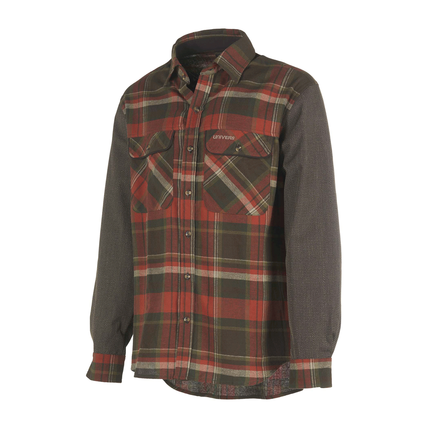 UNIVERS - CAMICIA CACCIA FLANELLA CORDURA CON MANICA KEVLAR