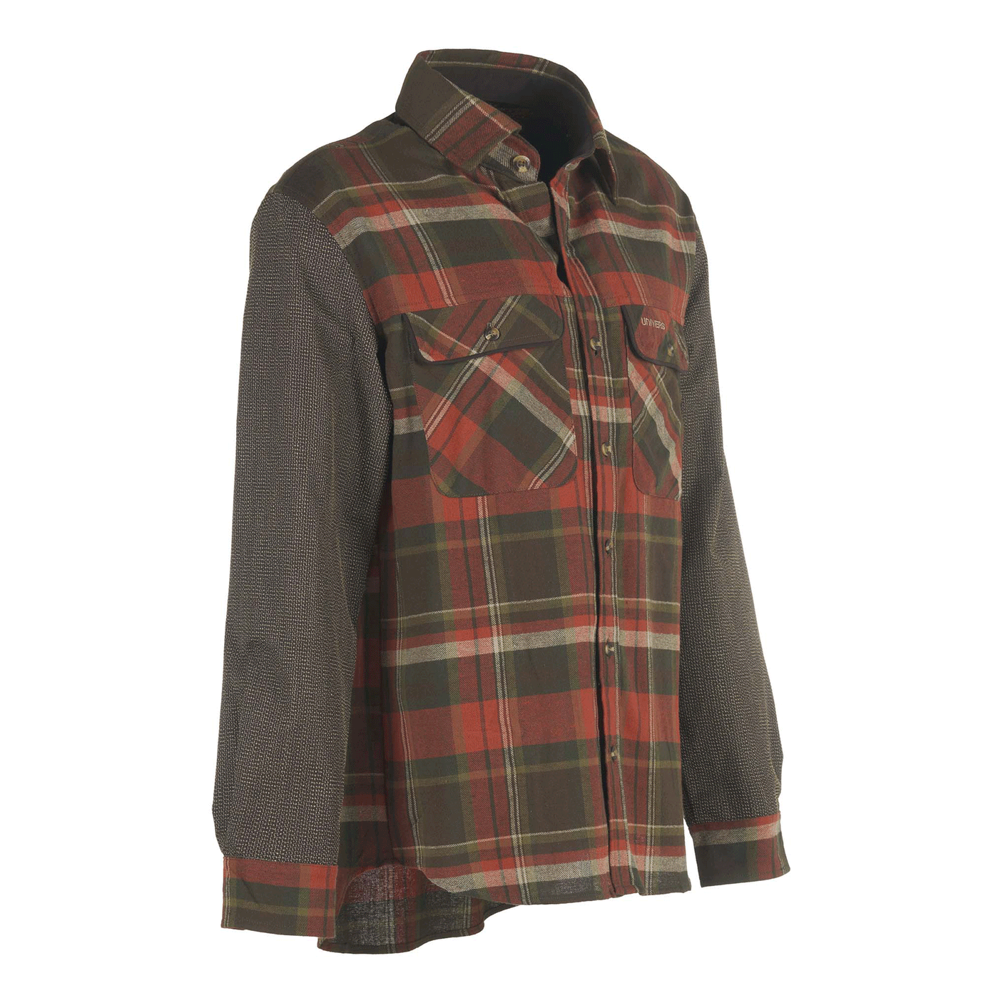 UNIVERS - CAMICIA CACCIA FLANELLA CORDURA CON MANICA KEVLAR