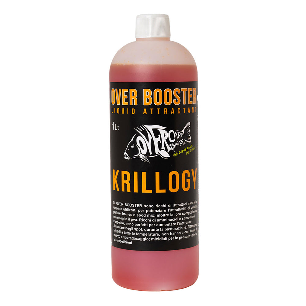 OVER CARP BAITS - OVER BOOSTER LIQUID ATTRACTANT Krillogy 1 Lt