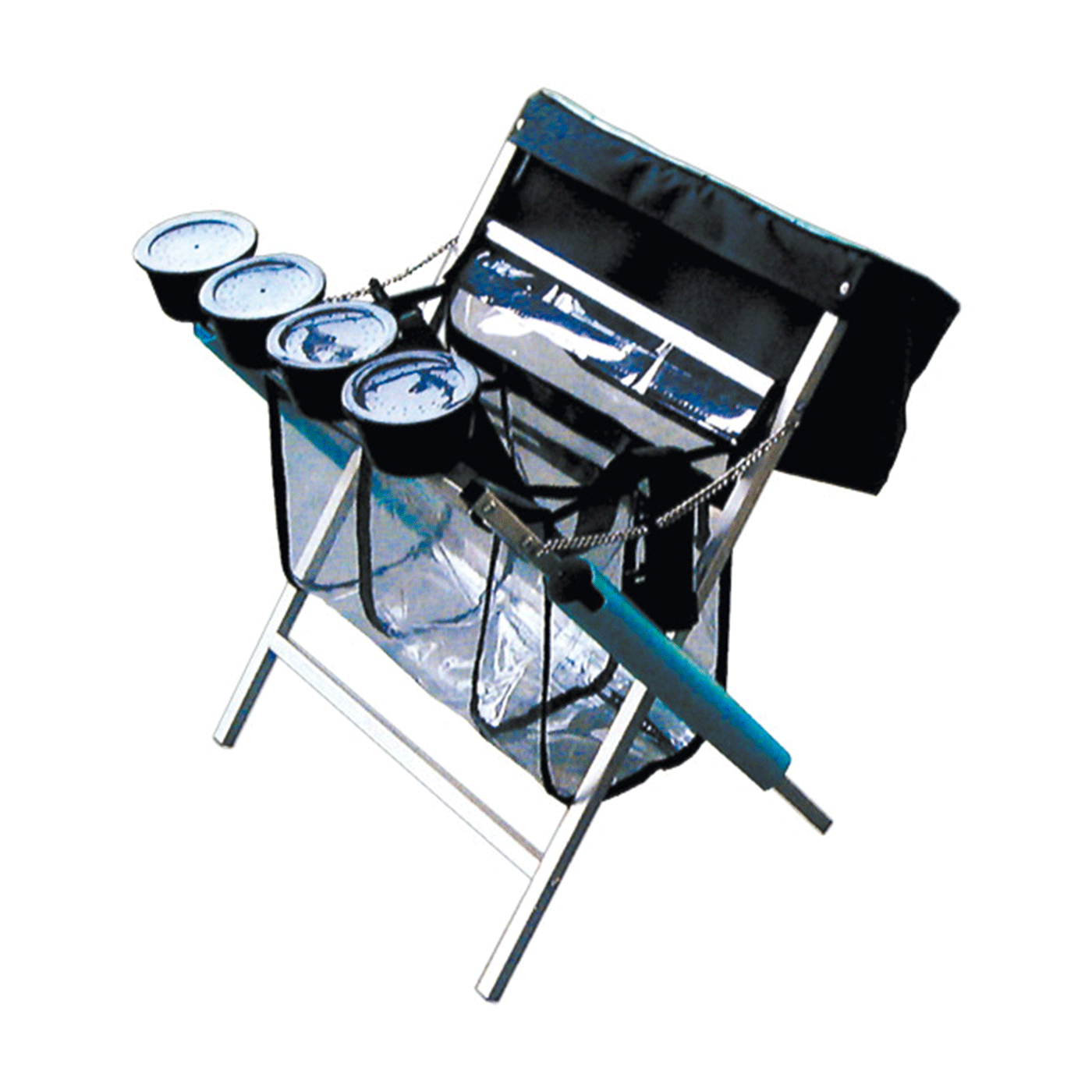 IGNESTI - HOBBY STAND WITH BAG + 4 BAIT HOLDER + ROD HOLDER