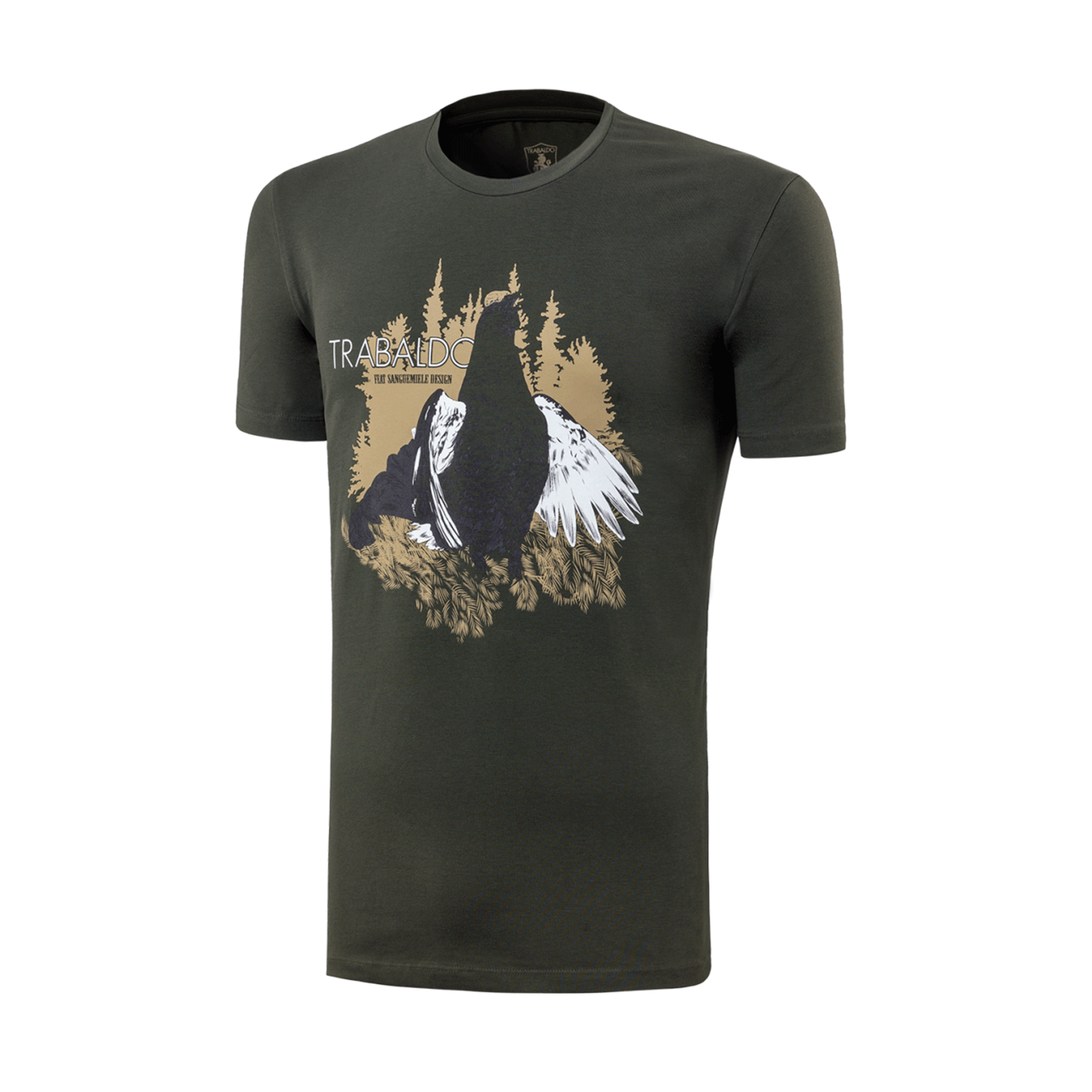TRABALDO - IDENTITY T-SHIRT C21 BLACK GROUSE