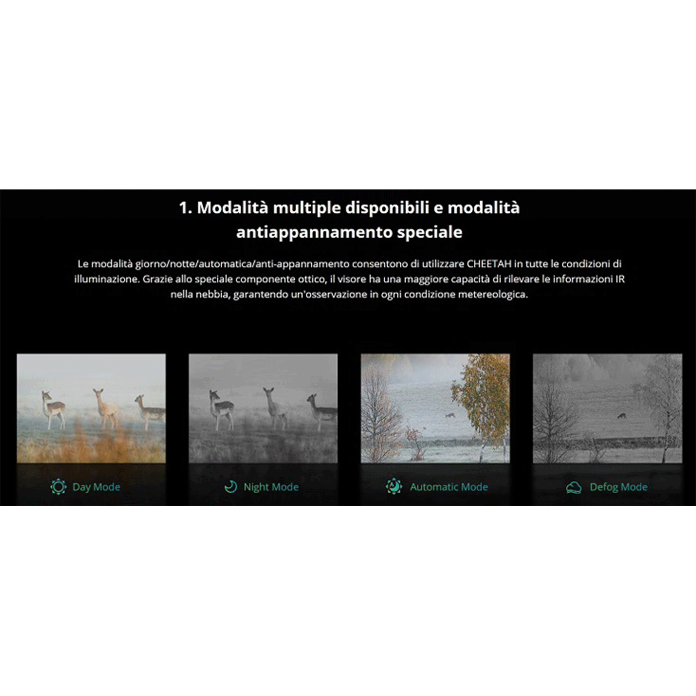 HIKMICRO - CHEETAH NIGHT VISION DIGITAL SCOPE TELEMETRO Torcia 940nm con Reticolo