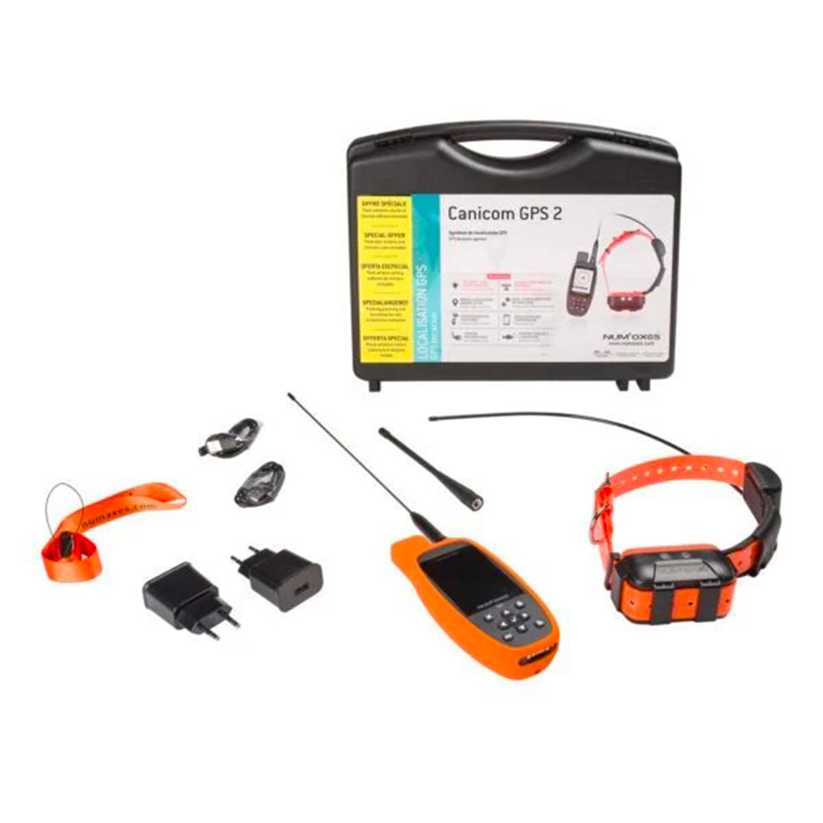 NUM'AXES - GPS 2 - PALM + COLLAR + COVER + SHORT ANTENNA