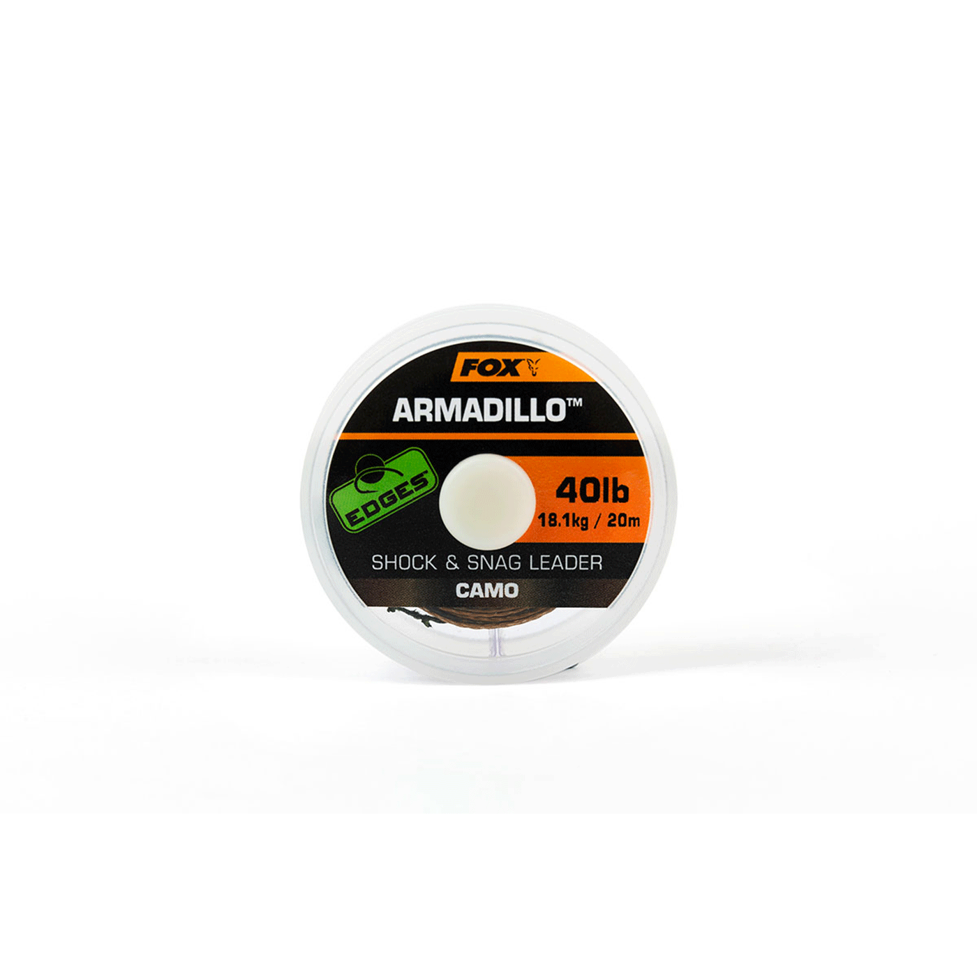 FOX - EDGES CAMO ARMADILLO 40lb 18.1kg / 20m SHOCK & SNAG LEADER