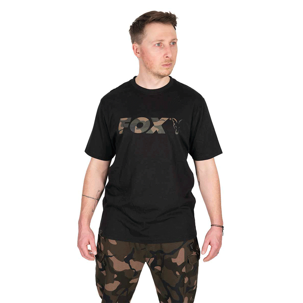 T-SHIRT - FOX - CAMO LOGO BLACK