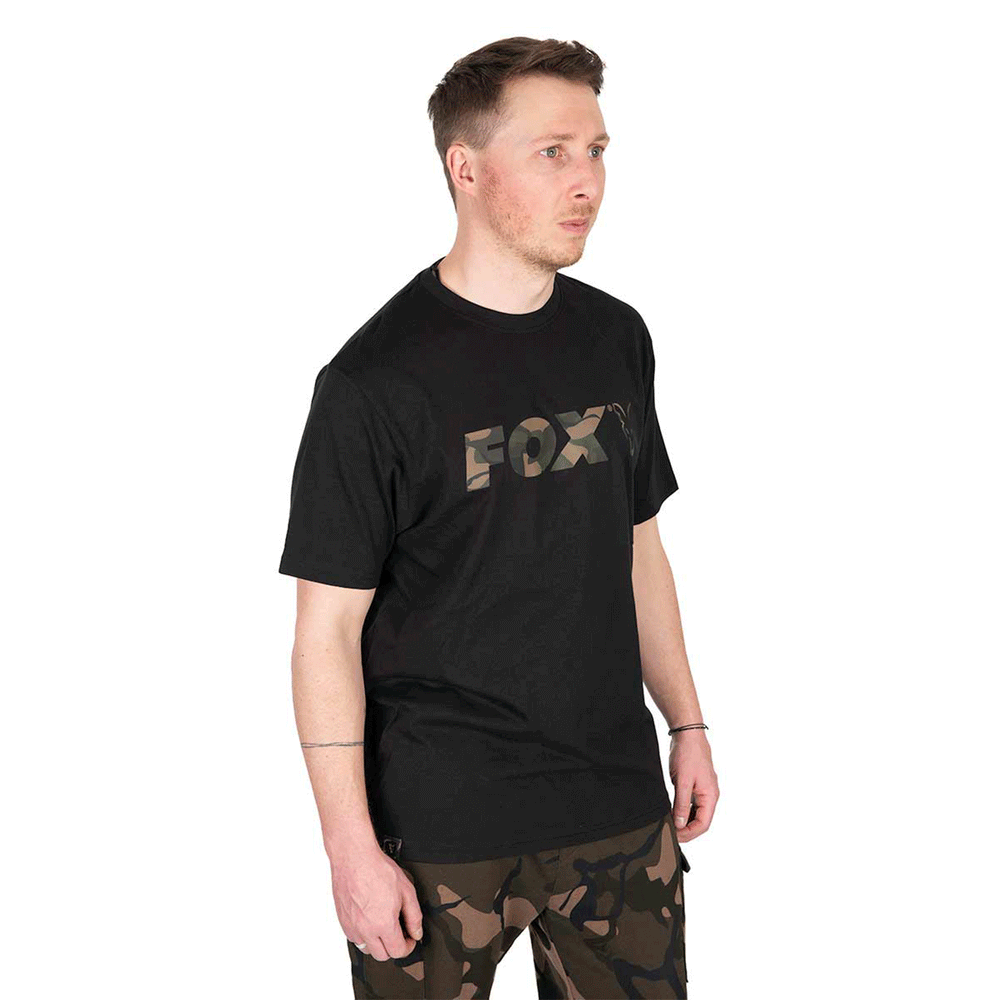 T-SHIRT - FOX - CAMO LOGO BLACK