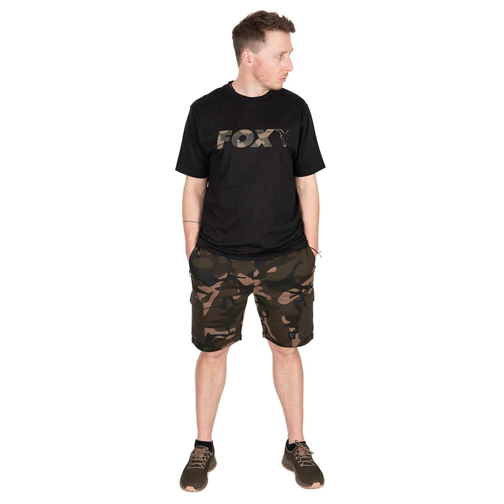 T-SHIRT - FOX - CAMO LOGO BLACK