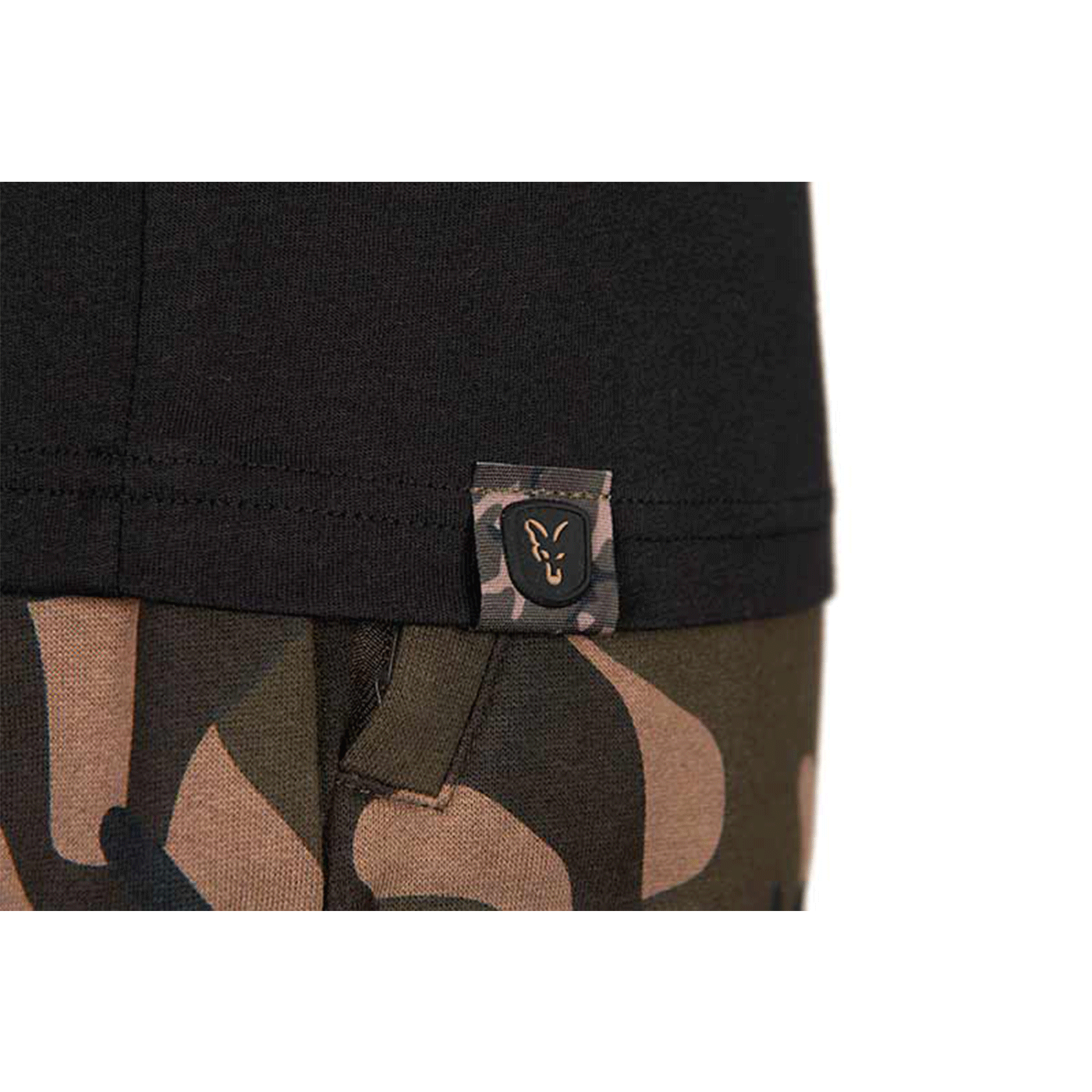 T-SHIRT - FOX - CAMO LOGO BLACK