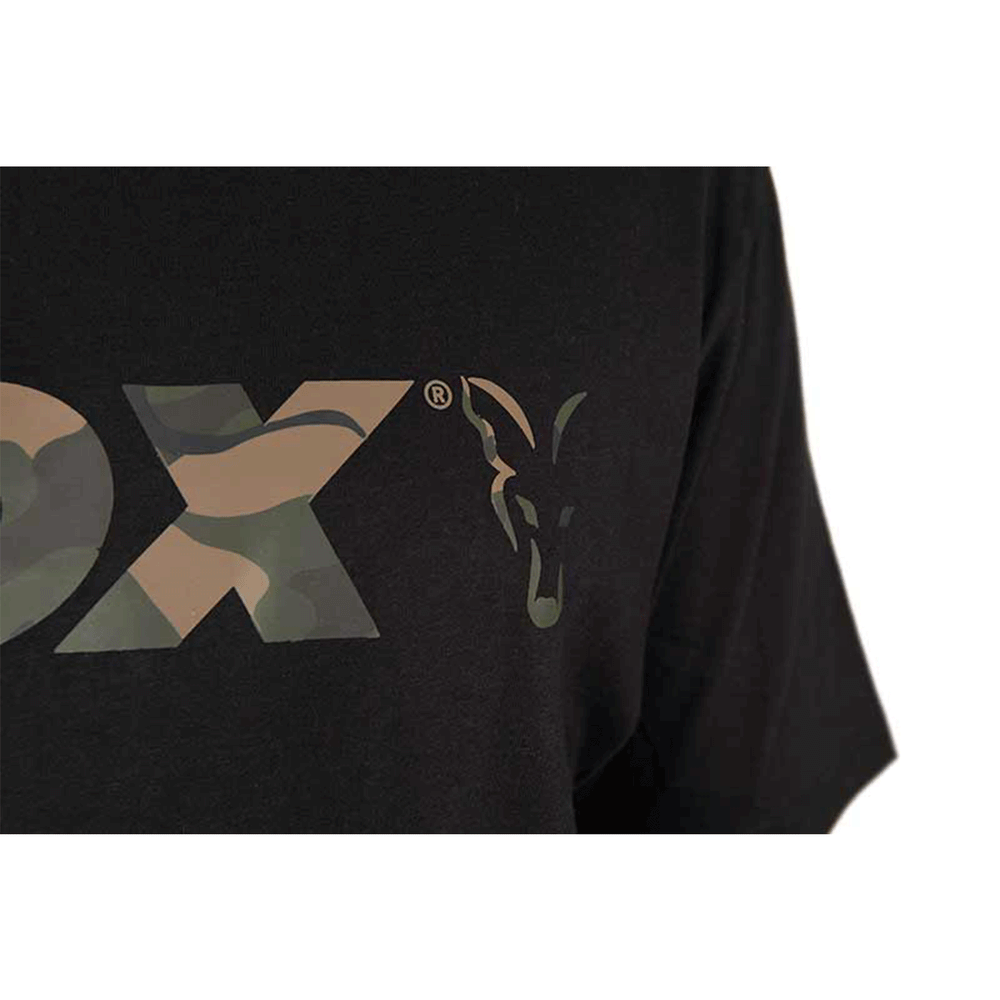 T-SHIRT - FOX - CAMO LOGO BLACK