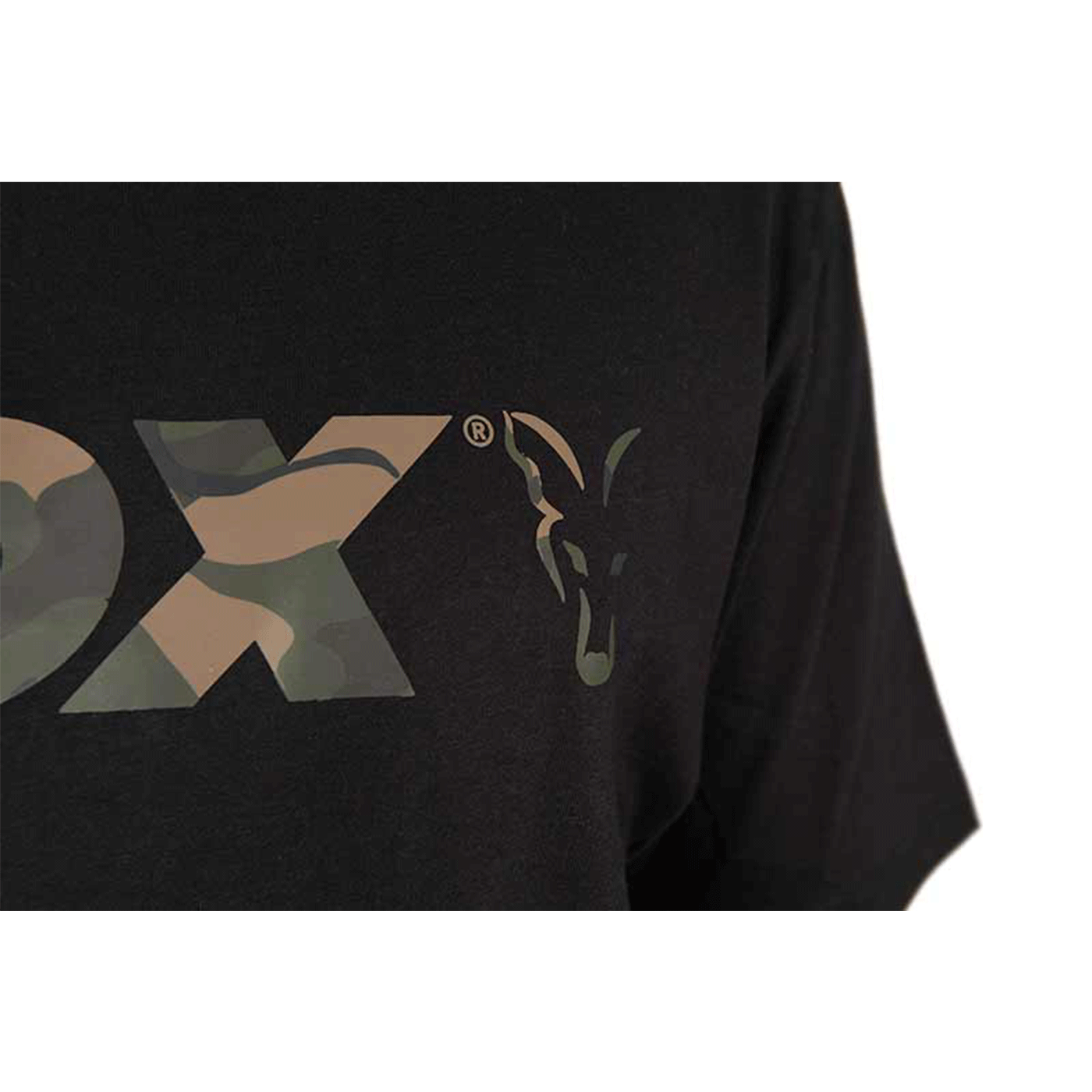 T-SHIRT - FOX - CAMO LOGO BLACK