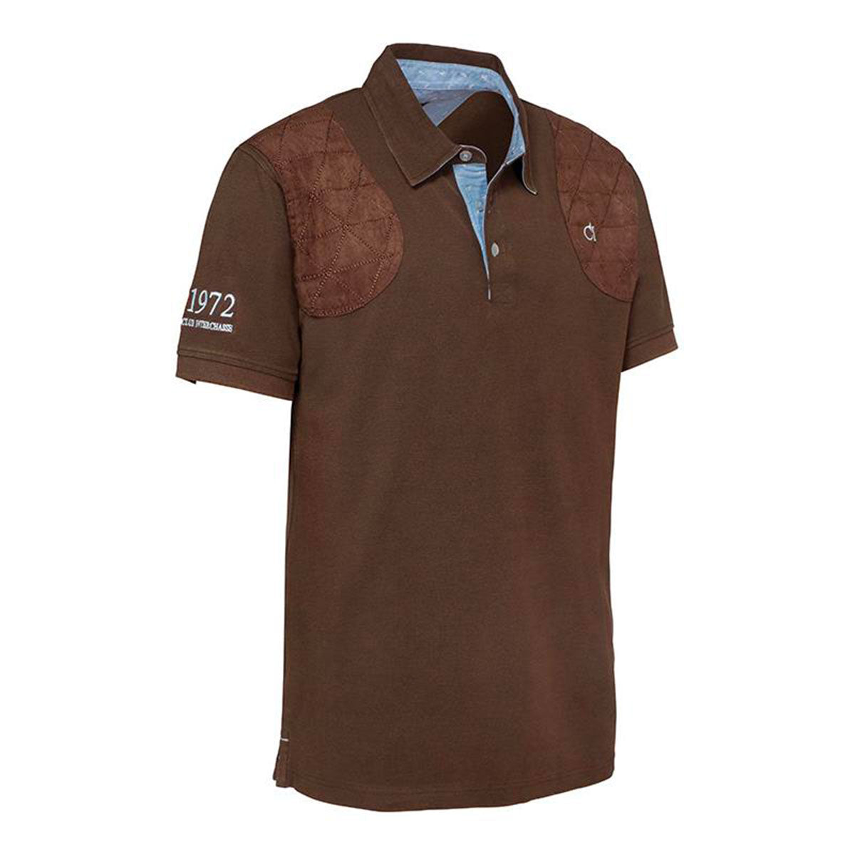 CLUB INTERCHASSE - HUBERT POLO SHIRT Brown