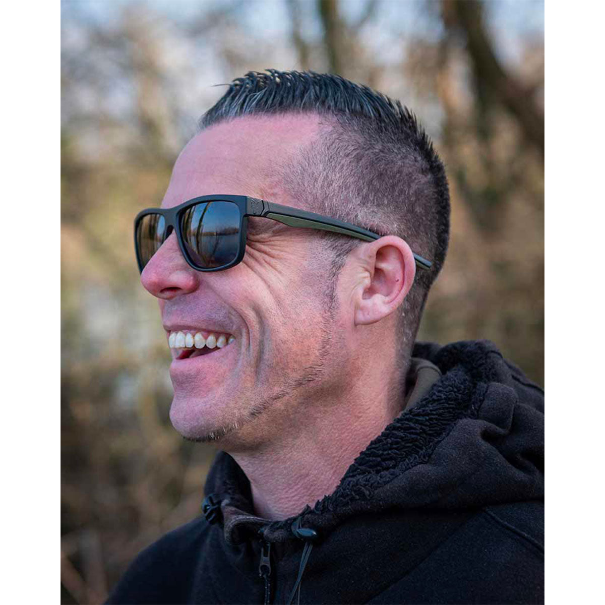 OCCHIALI - FOX - COLLECTION BLACK / GREEN Shades – Brown Lens