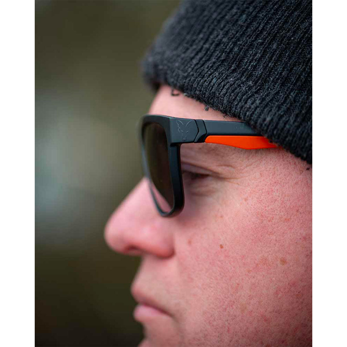 OCCHIALI - FOX - COLLECTION BLACK / ORANGE Shades – Grey Lens