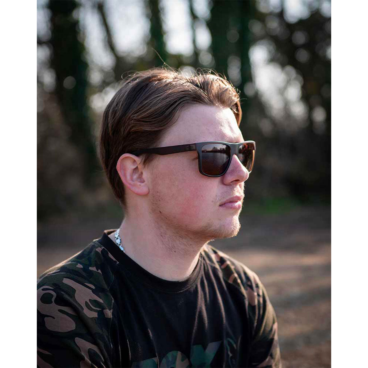 OCCHIALI - FOX - AVIUS TRANS / KHAKI Brown Lens