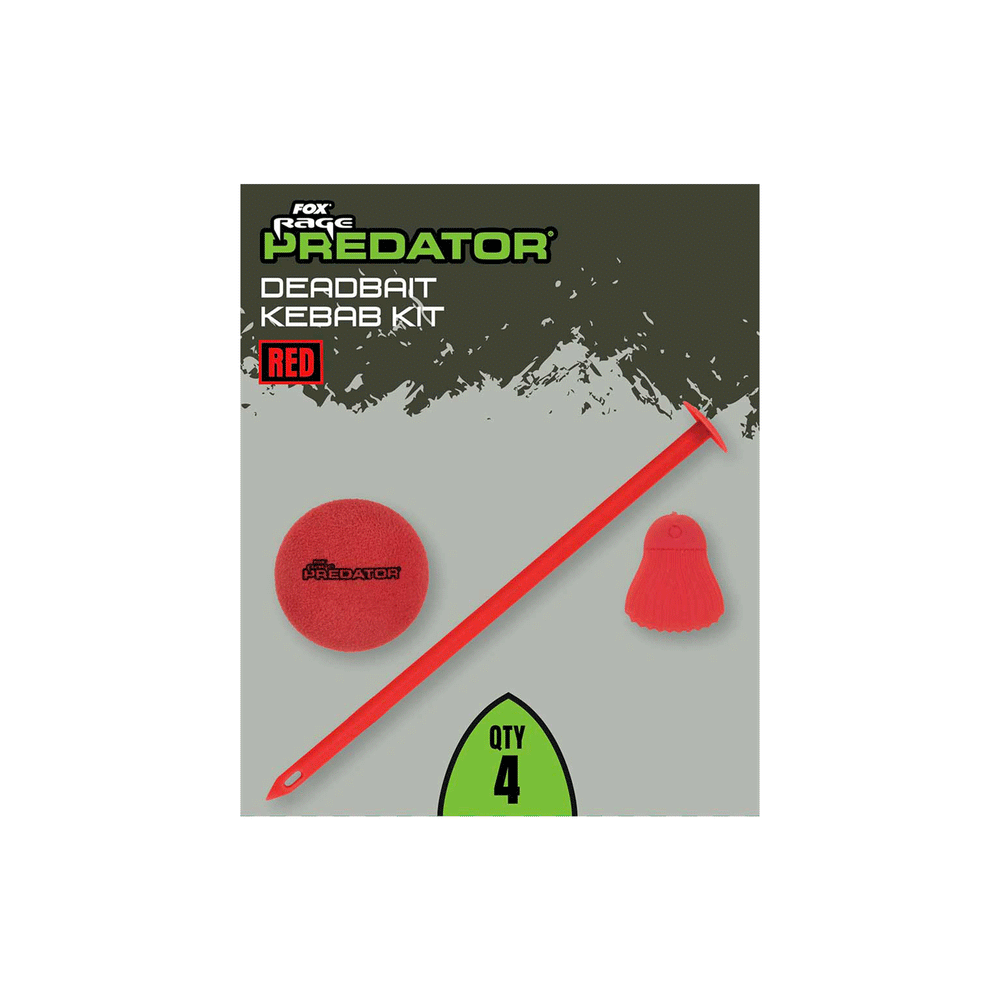 FOX RAGE PREDATOR - DEADBAIT KEBAB KIT (QTY 4)