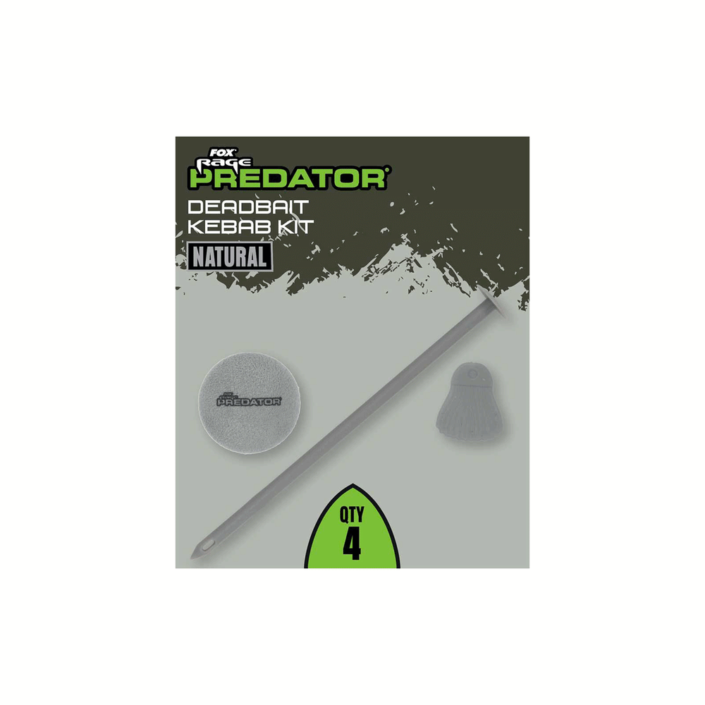 FOX RAGE PREDATOR - DEADBAIT KEBAB KIT (QTY 4)