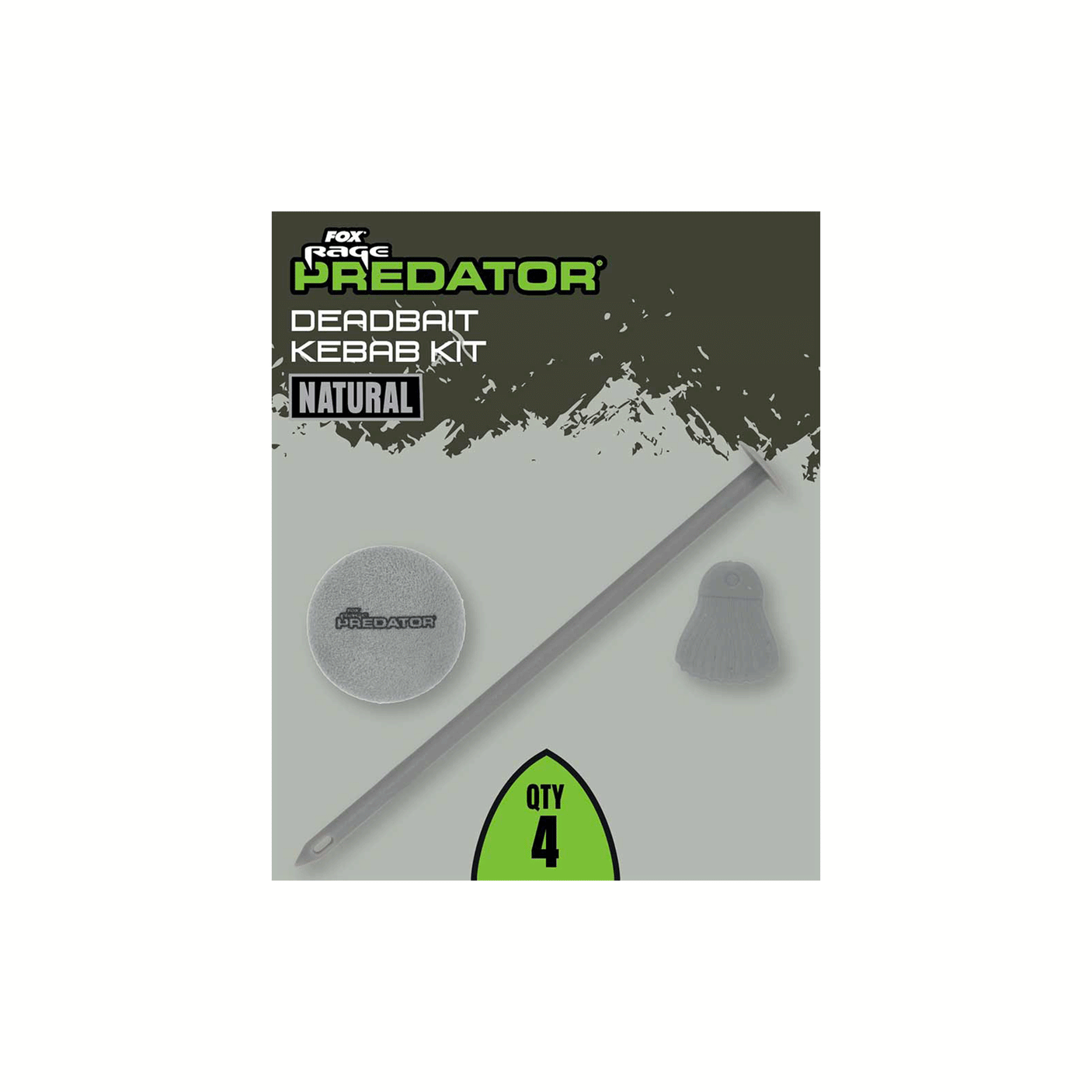 FOX RAGE PREDATOR - DEADBAIT KEBAB KIT (QTY 4)