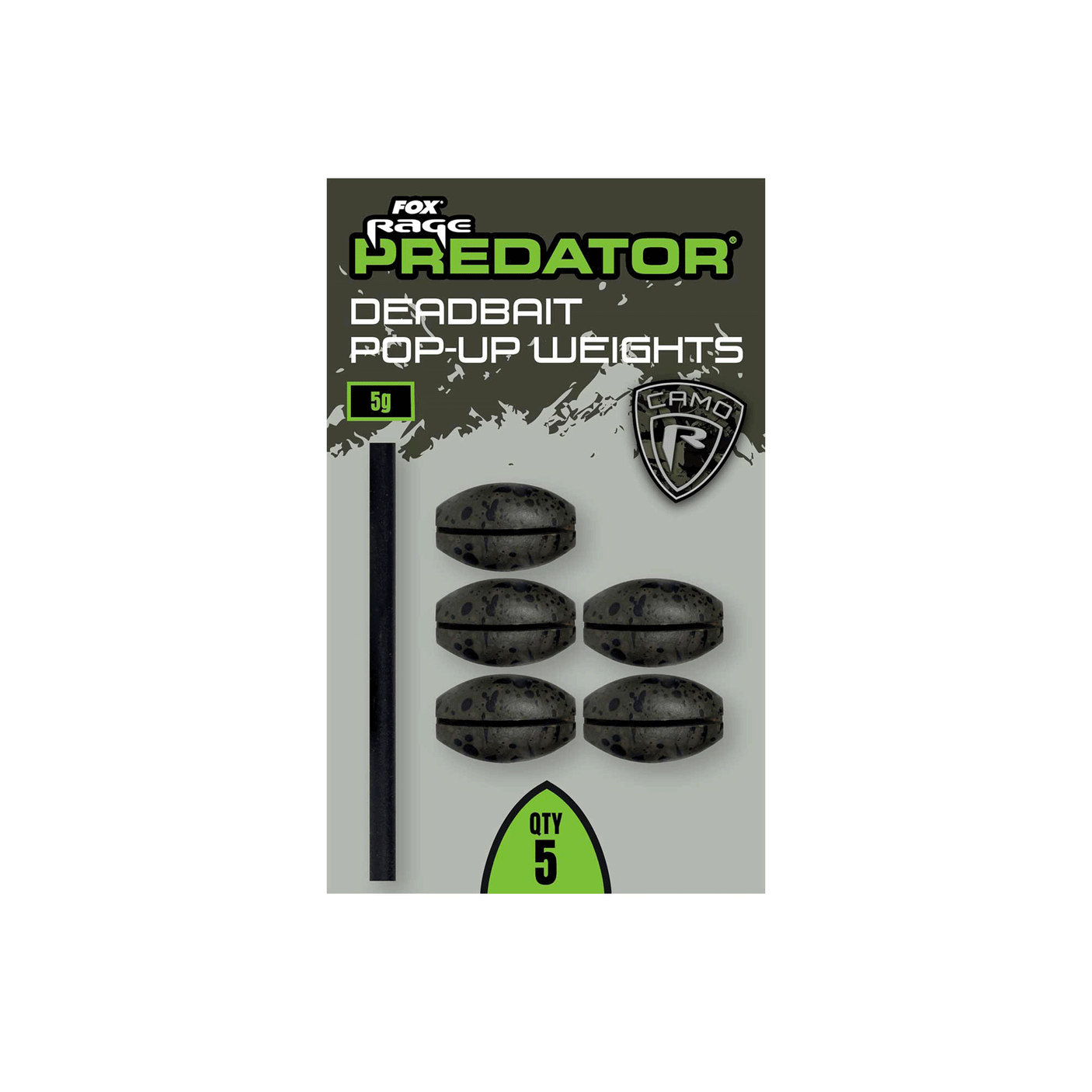 FOX RAGE PREDATOR - DEADBAIT POP-UP WEIGHTS (QTY 5)