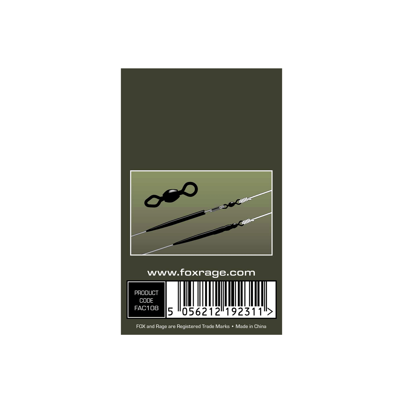 FOX RAGE PREDATOR - DIAMOND SWIVELS SIZE 7 (QTY 20)