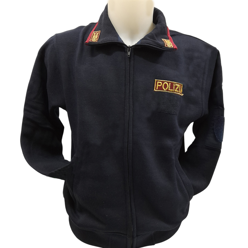 STATE POLICE FLEECE SWEATSHIRT WITH ZIP