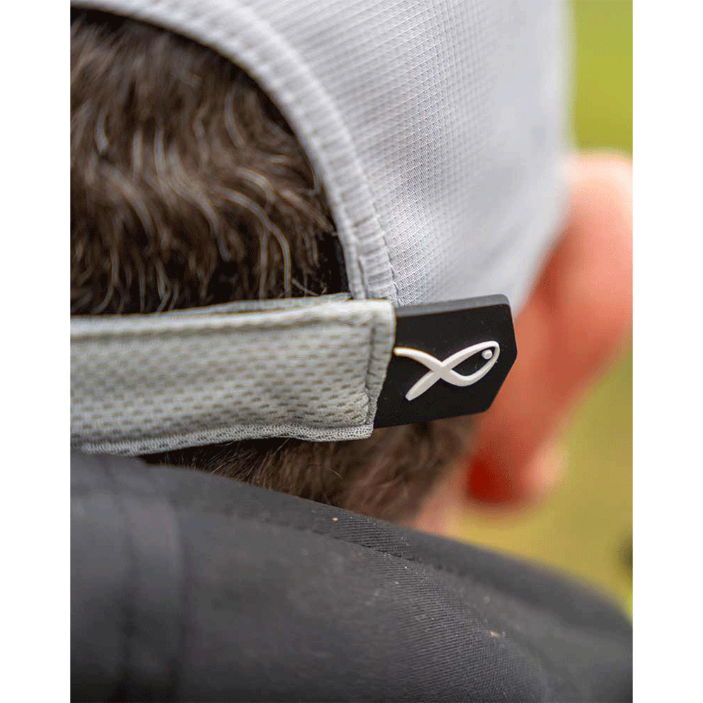 HAT - MATRIX - HEX PRINT BASEBALL CAP White