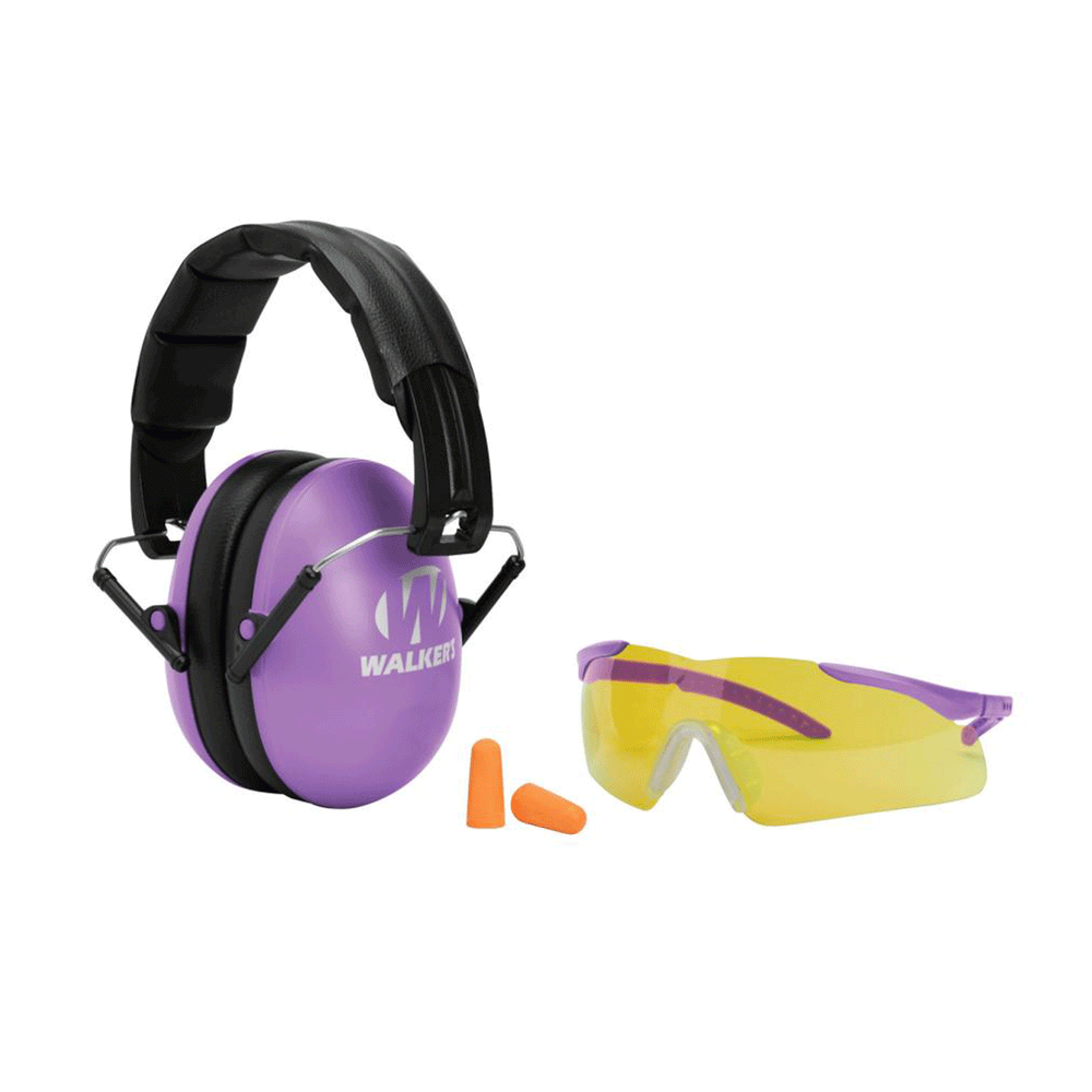 SHOOTING HEADPHONES - WALKER'S - YOUTH & WOMEN'S COMBO KIT