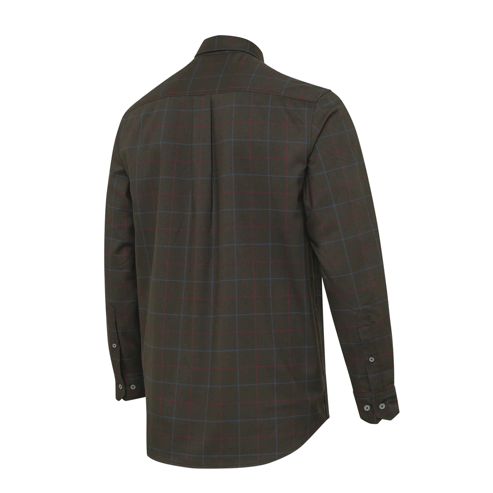 SHIRT - BERETTA - JARGO STRETCH SHIRT Bark & Burgundy Check