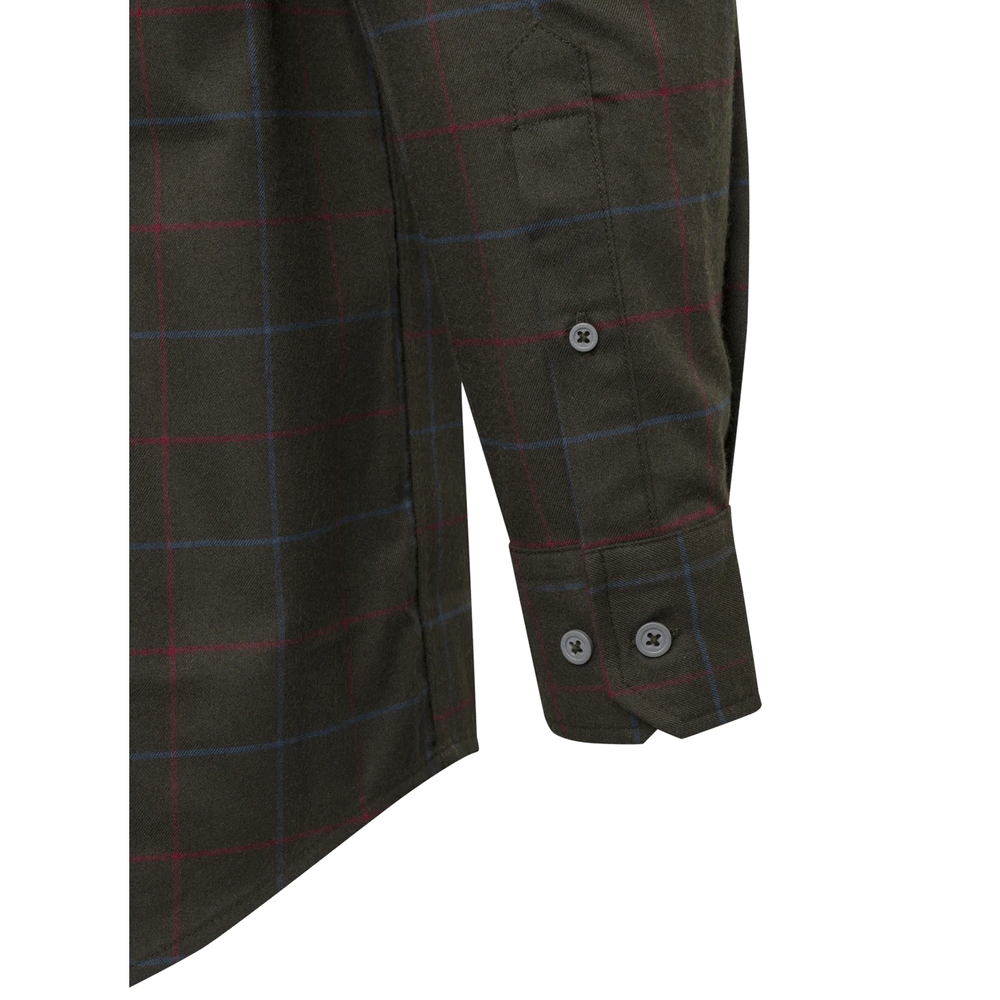 SHIRT - BERETTA - JARGO STRETCH SHIRT Bark & Burgundy Check