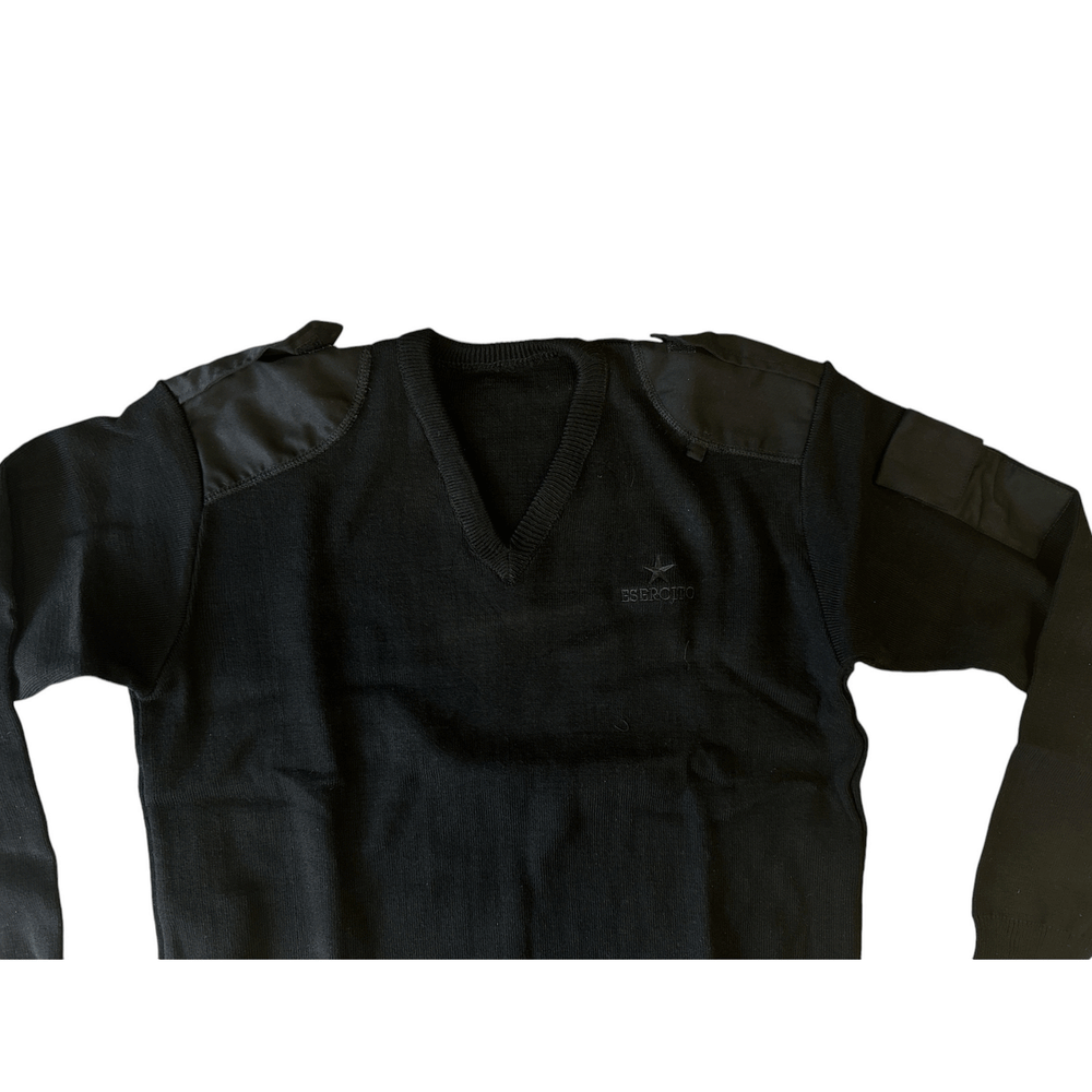 ITALIAN ARMY MEN'S SWEATER (BLACK)