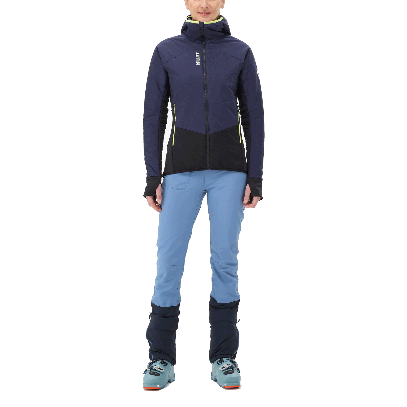 GIACCA/PILE - DONNA - MILLET - M WHITE PRIMALOFT H W Noir / Saphir