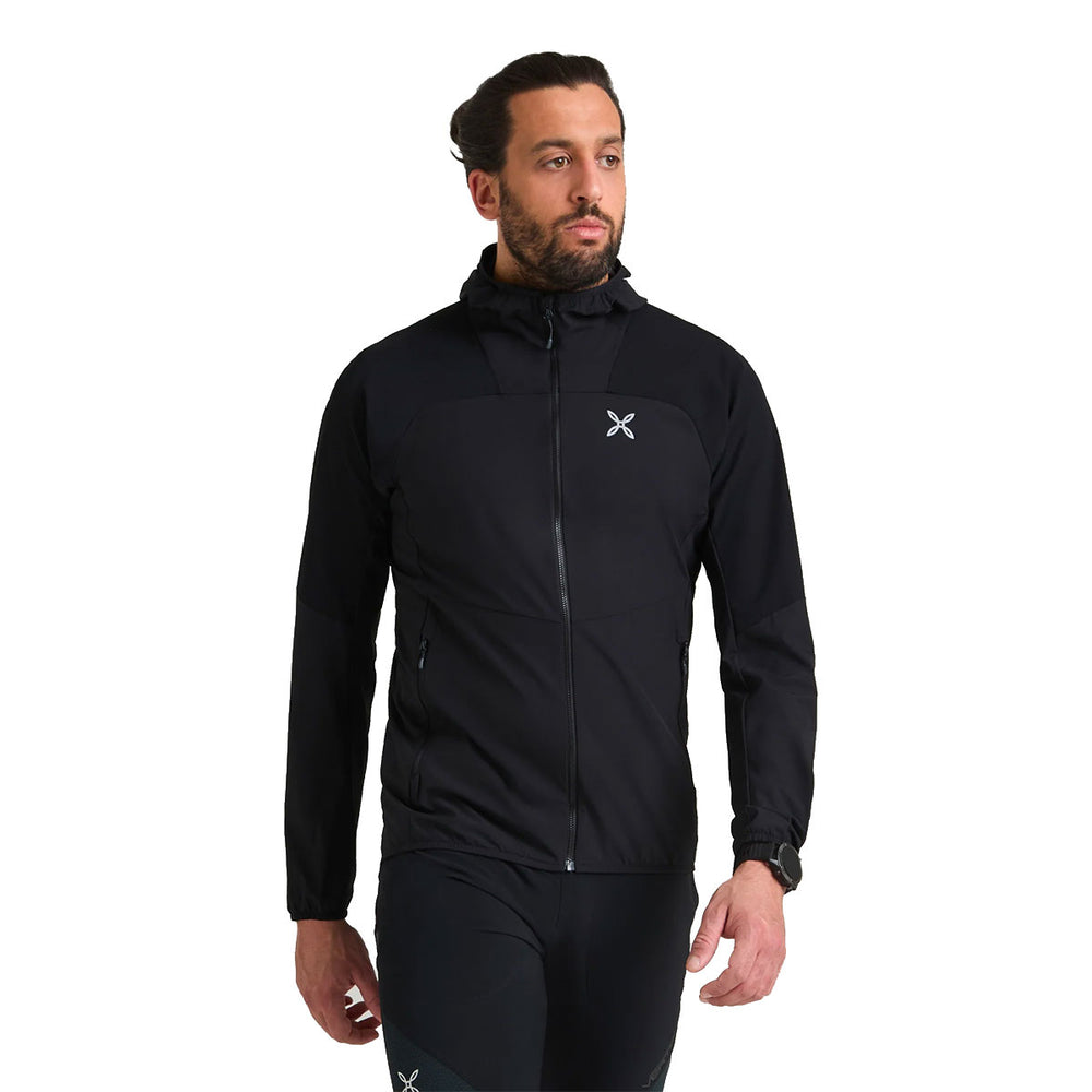 JACKET - MONTURA - RISE HOODED JACKET REGULAR FIT Black